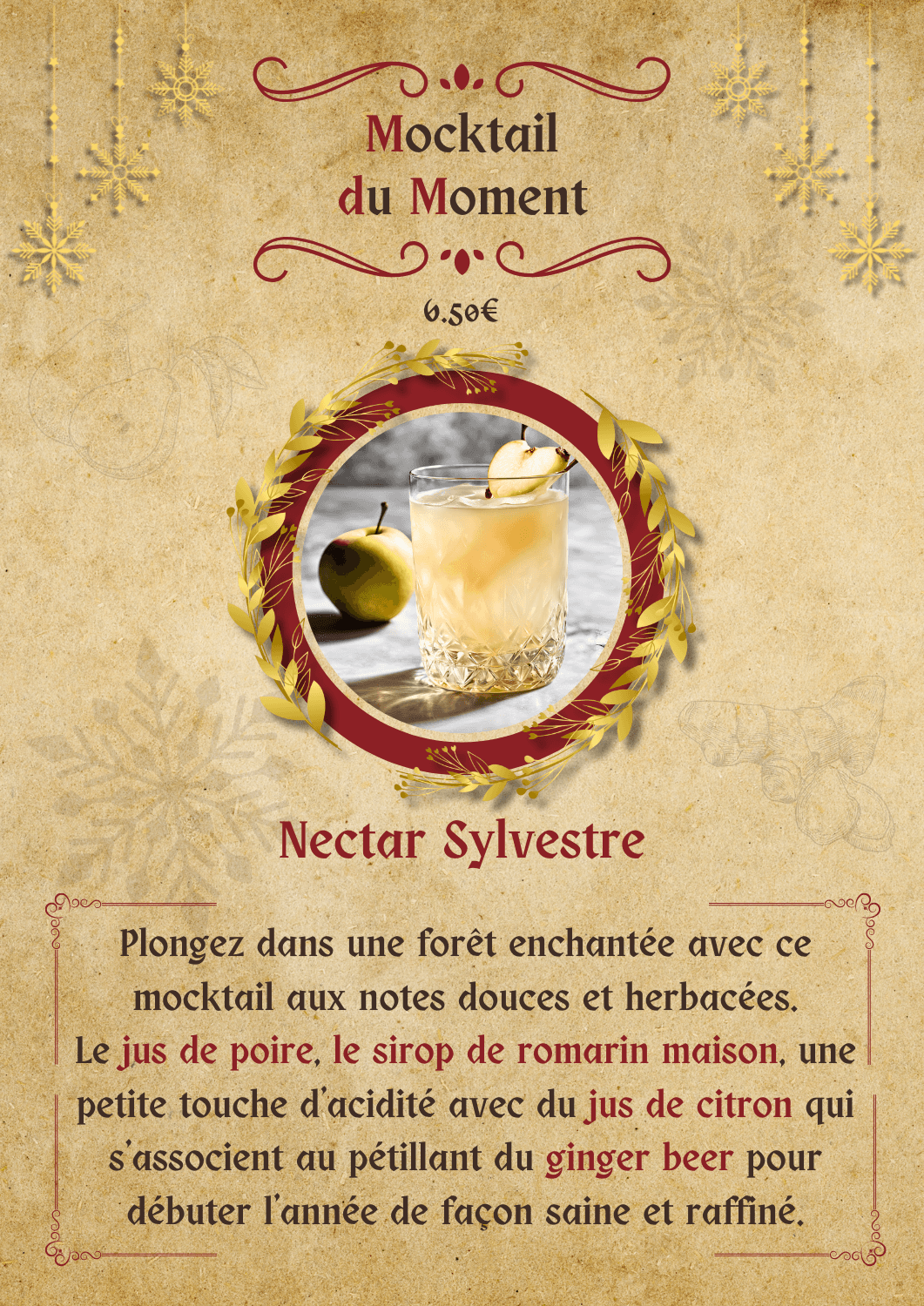 Mocktail du Moment ( Le Nectar Sylvestre )