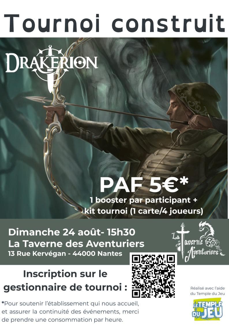 Tournois TCG Drakerion "Tournois Construit"